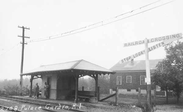 Railroad Station, Palace Garden, Rhode Island