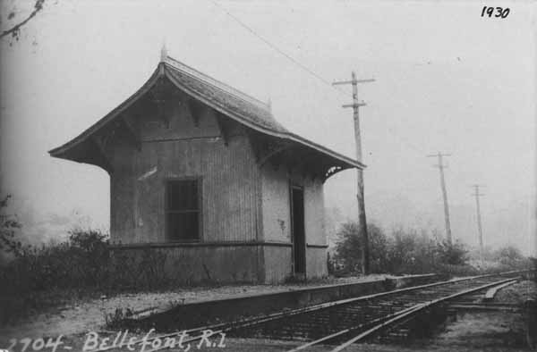 Railroad Station, Bellefont, Rhode Island
