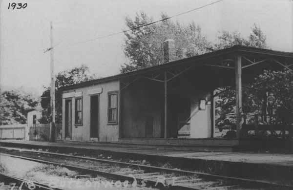 Railroad Station, Buttonwoods, Rhode Island