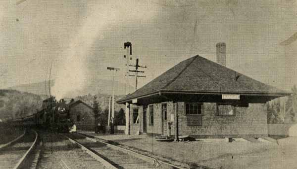 Canadian Pacific Express, Glencliff & State Sanatorium Station, Glencliff, New Hampshire