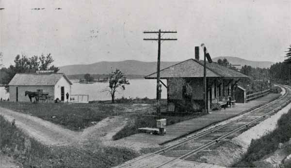 Goss Store and Railroad Station, Glendale, New Hampshire