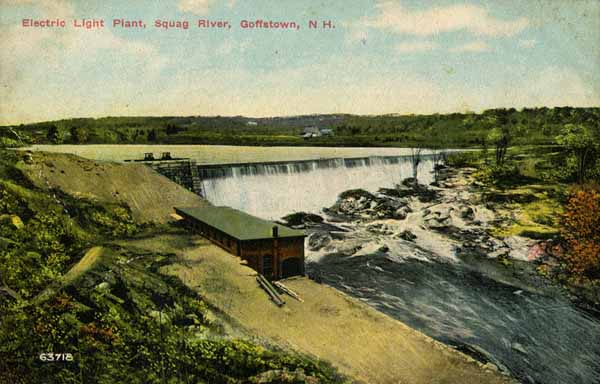 Electric Light Plant, Piscataquog River, Goffstown, New Hampshire