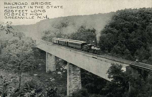Railroad Bridge, Highest in the State, Greenville, New Hampshire