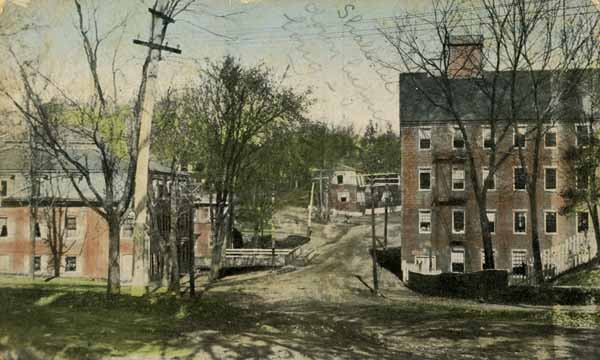 No. 4 Mill and Counting Room, Columbian Co., Fountain Square, Greenville, New Hampshire