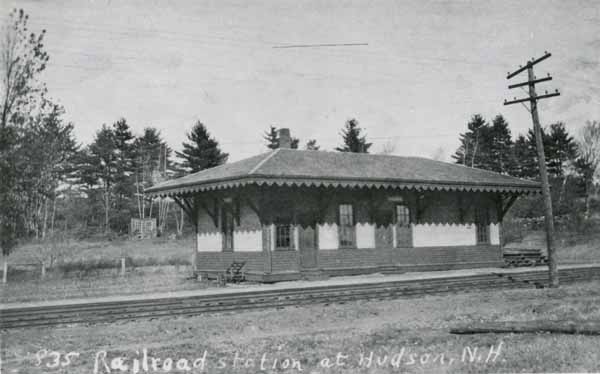 Railroad Station at Hudson, New Hampshire