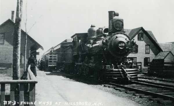 Engine #453 at Hillsboro, New Hampshire