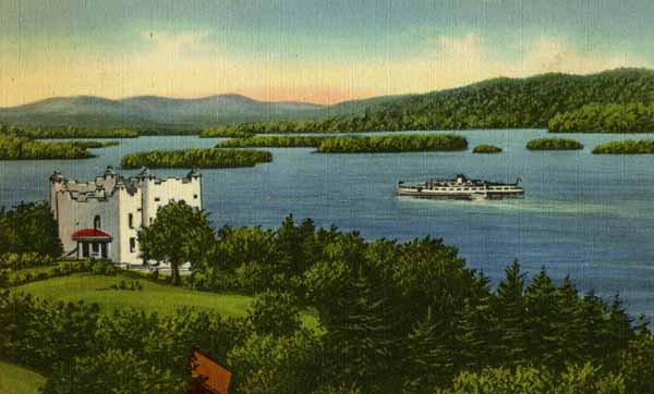 Kimball's Castle and Lake Winnipesaukee, New Hampshire