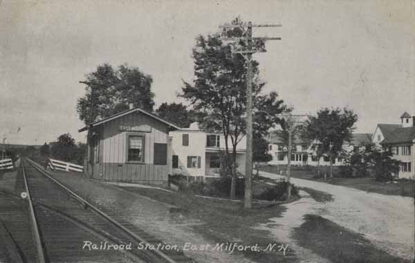 Railroad Station, East Milford, New Hampshire