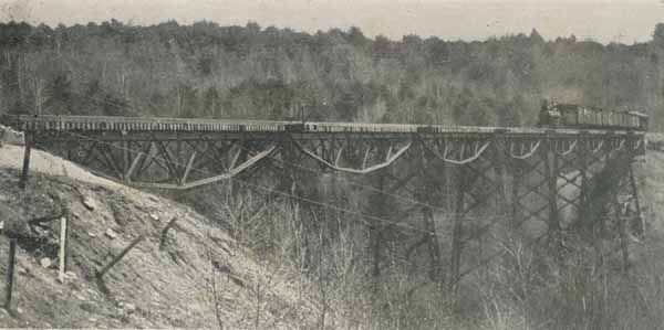 Trestle on Boston & Maine Railroad, 600 feet long and about 100 high, Marlboro, New Hampshire