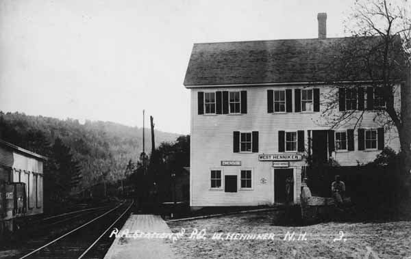 Railroad Station and Post Office, West Henniker, New Hampshire