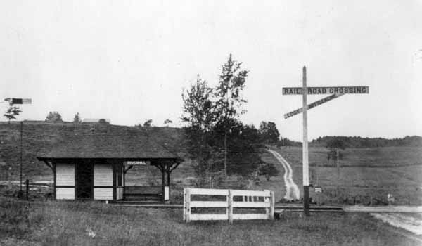 Railroad Station, Riverhill, New Hampshire