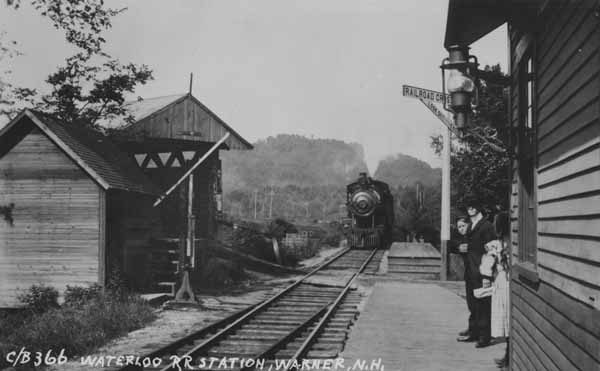 Waterloo Railroad Station, Warner, New Hampshire