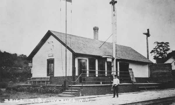 Roby Railroad Station, Warner, New Hampshire
