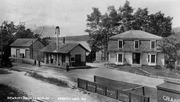 Newbury Railway Station, Sunapee Lake, New Hampshire
