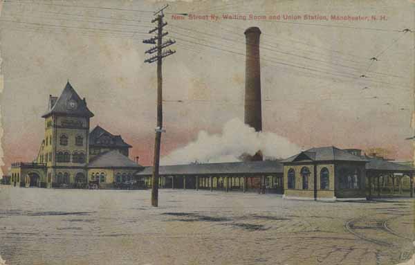 New Street Railway Waiting Room and Union Station, Manchester, New Hampshire