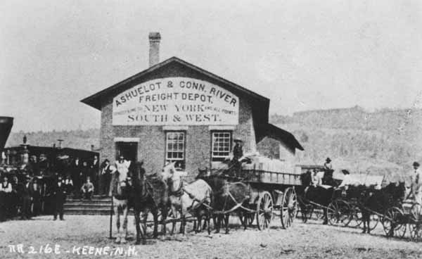 Ashuelot & Connecticut River Freight Depot, Keene, New Hampshire