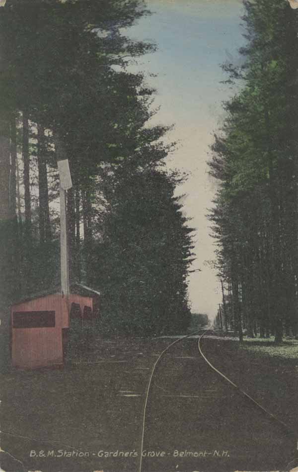 Boston & Maine Station, Gardner's Grove, Belmont, New Hampshire
