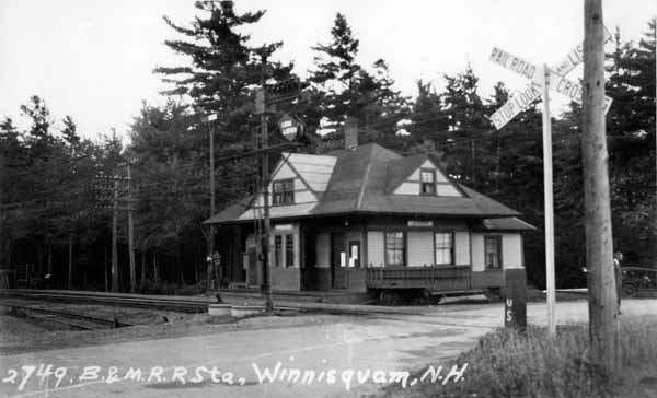 Boston & Maine Railroad Station, Winnisquam, New Hampshire