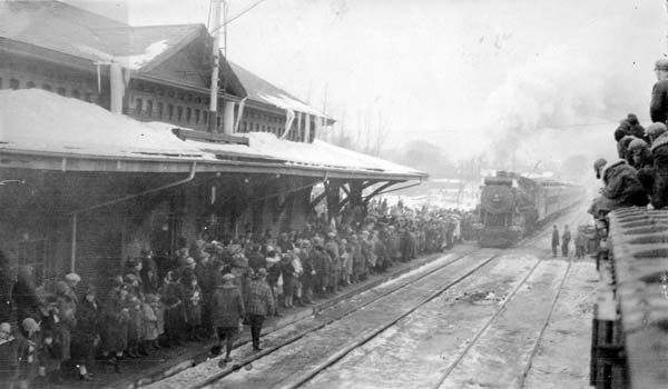 February 4, First train in 93 days