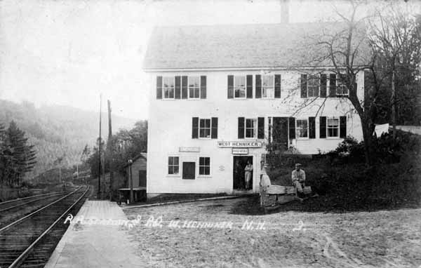 Railroad Station and Post Office, West Henniker, New Hampshire