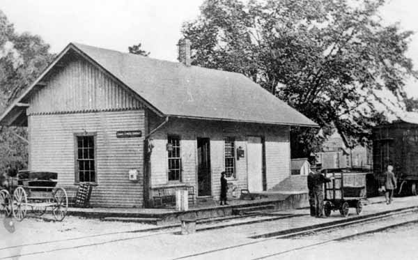 Railroad Station, Dover, Massachusetts
