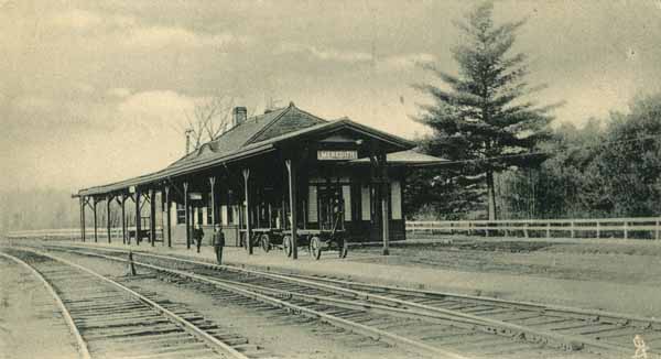 Meredith, New Hampshire Passenger Station.