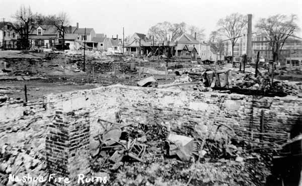Nashua Fire Ruins
