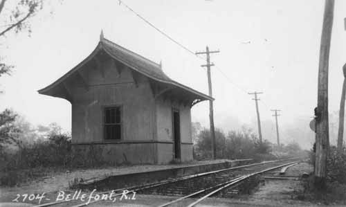 Railroad Station, Bellefont, Rhode Island