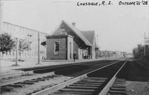 Railroad Station, Lonsdale, Rhode Island