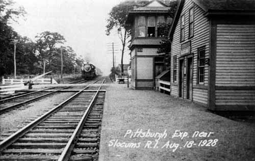 Pittsburgh Express near Slocums, Rhode Island, August 18, 1928