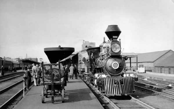Union Pacific Publicity Train for "Union Pacific" movie