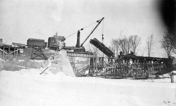 Railroad Bridge Construction