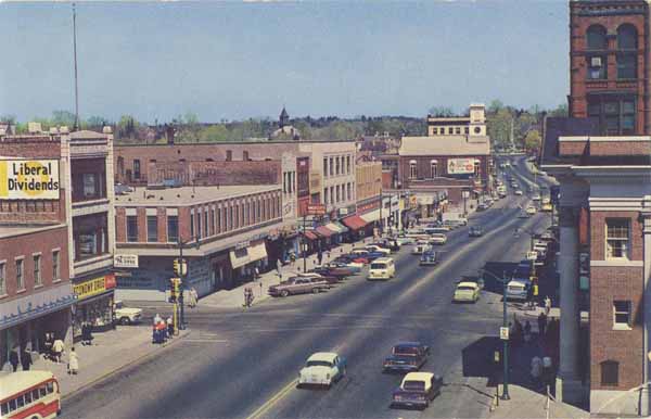 Looking north on Main Street, Nashua, New Hampshire