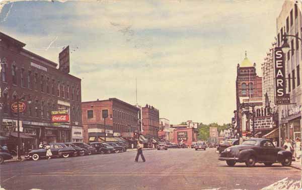 Looking north on Main Street, Nashua, New Hampshire