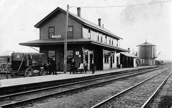 Railroad Station, Sherman, Maine