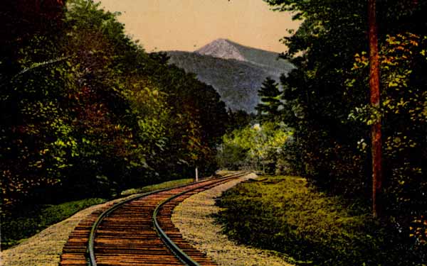 Mt. Liberty from Railroad Tracks, North Woodstock, New Hampshire