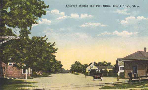 Railroad Station and Post Office, Island Creek, Massachusetts