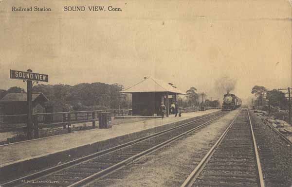 Railroad Station, Sound View, Connecticut