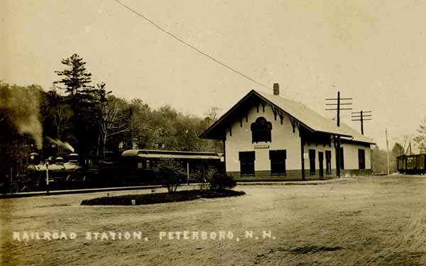 Railroad Station, Peterboro, New Hampshire