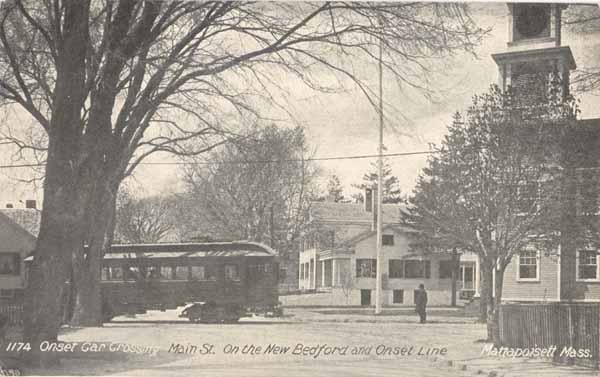 Onset Car Crossing, Main Street on the New Bedford and Onset Line, Mattapoisett, Massachusetts
