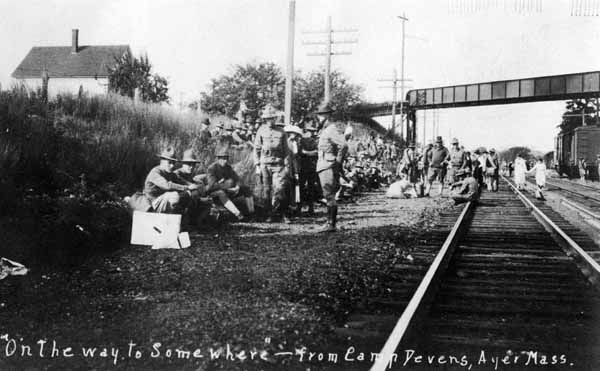 "On the way to Somewhere" - from Camp Devens, Ayer, Massachusetts