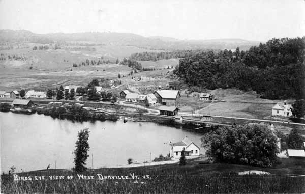 Birds Eye View of West Danville, Vermont