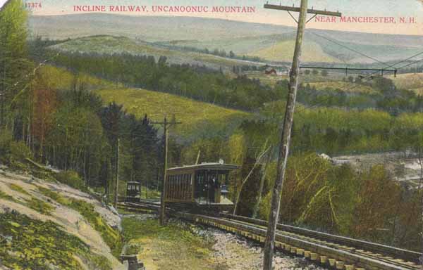 Incline Railway, Uncanoonuc Mountain near Manchester, New Hampshire