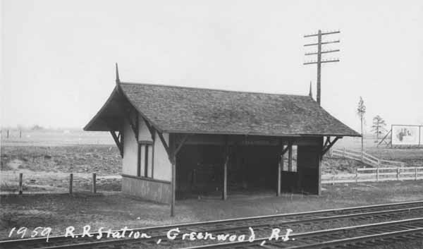 Railroad Station, Greenwood, Rhode Island