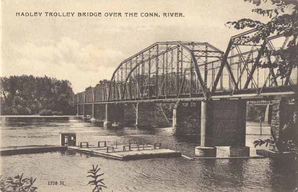 Hadley Trolley Bridge over the Connecticut River