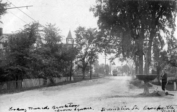 Looking toward Brockton from Square, Franklin Square, Brookville, Massachusetts