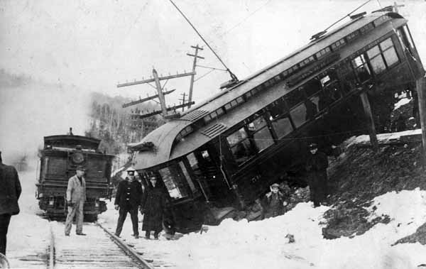 Barre & Montpelier Traction Co. Wreck