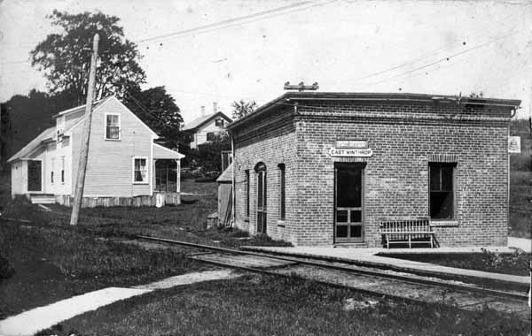 Car Station and Post Office, East Winthrop, Maine