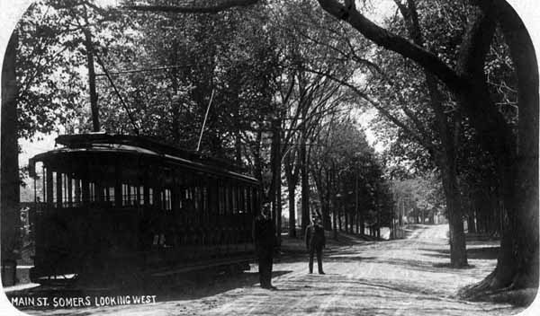 Main Street Somers looking West