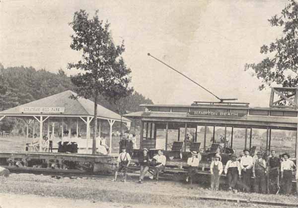 Trolley at Stratham Hill Park